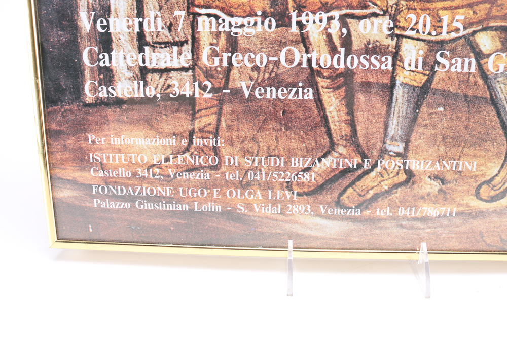 Concert Poster for The Hellenic Institute of Byzantine Studies