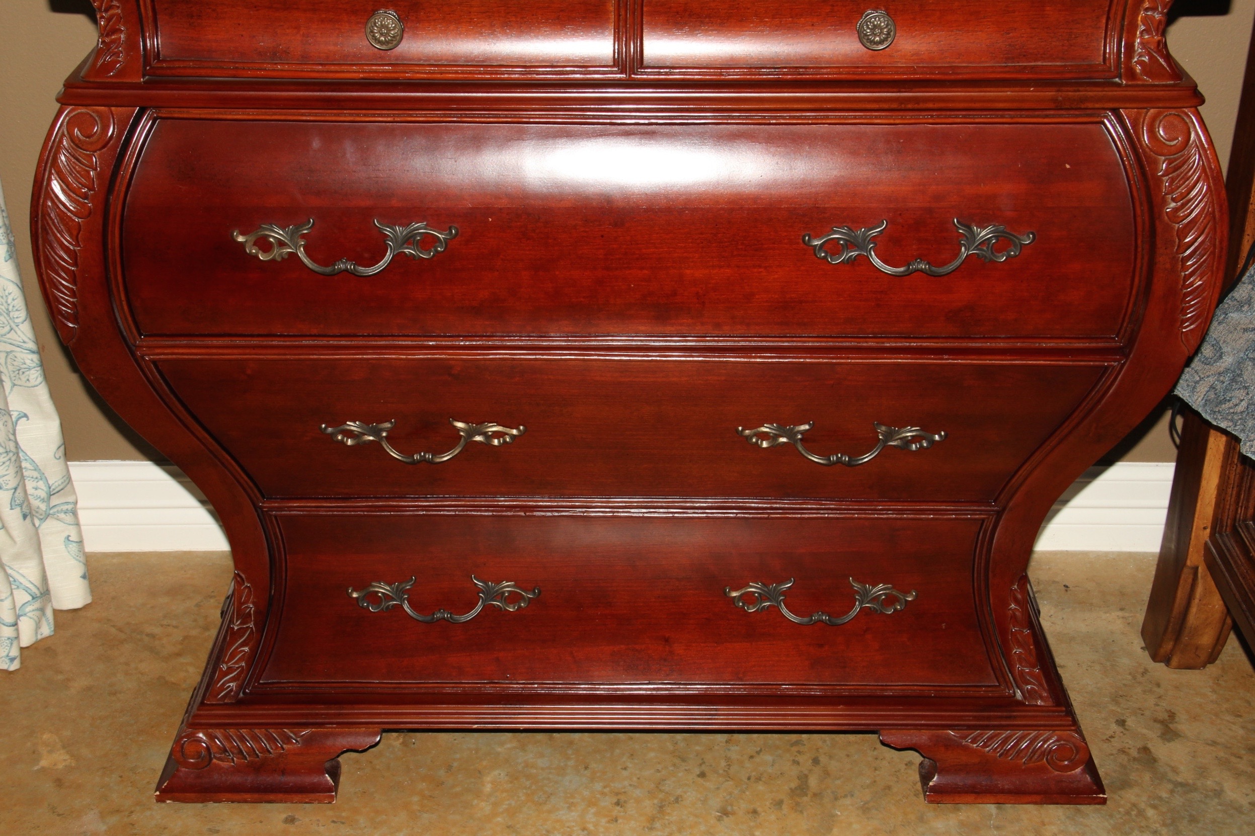 Bombay® Furniture Co. Marble Top Bombe Chest
