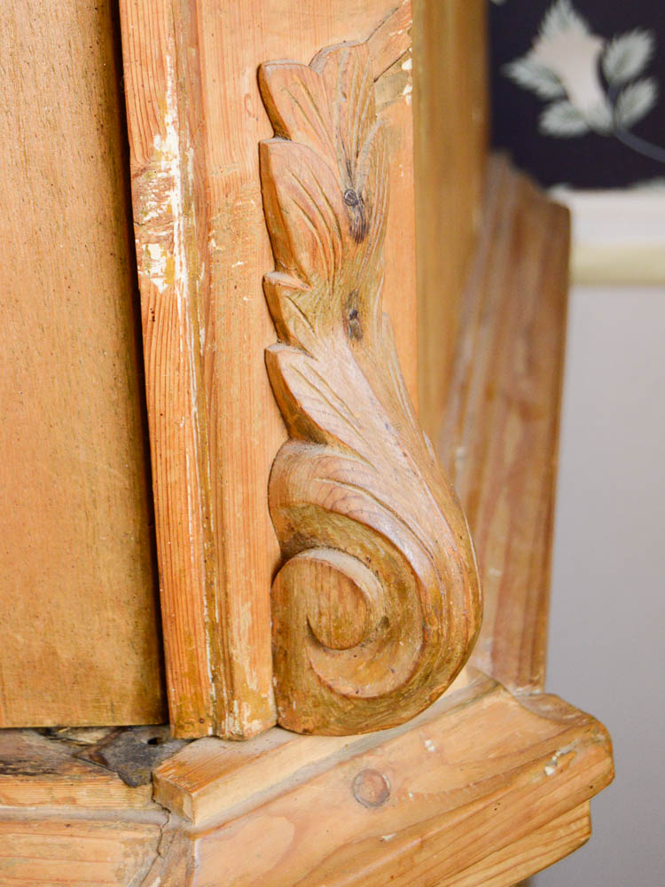 Antique Dutch Pine Cabinet Wet Bar