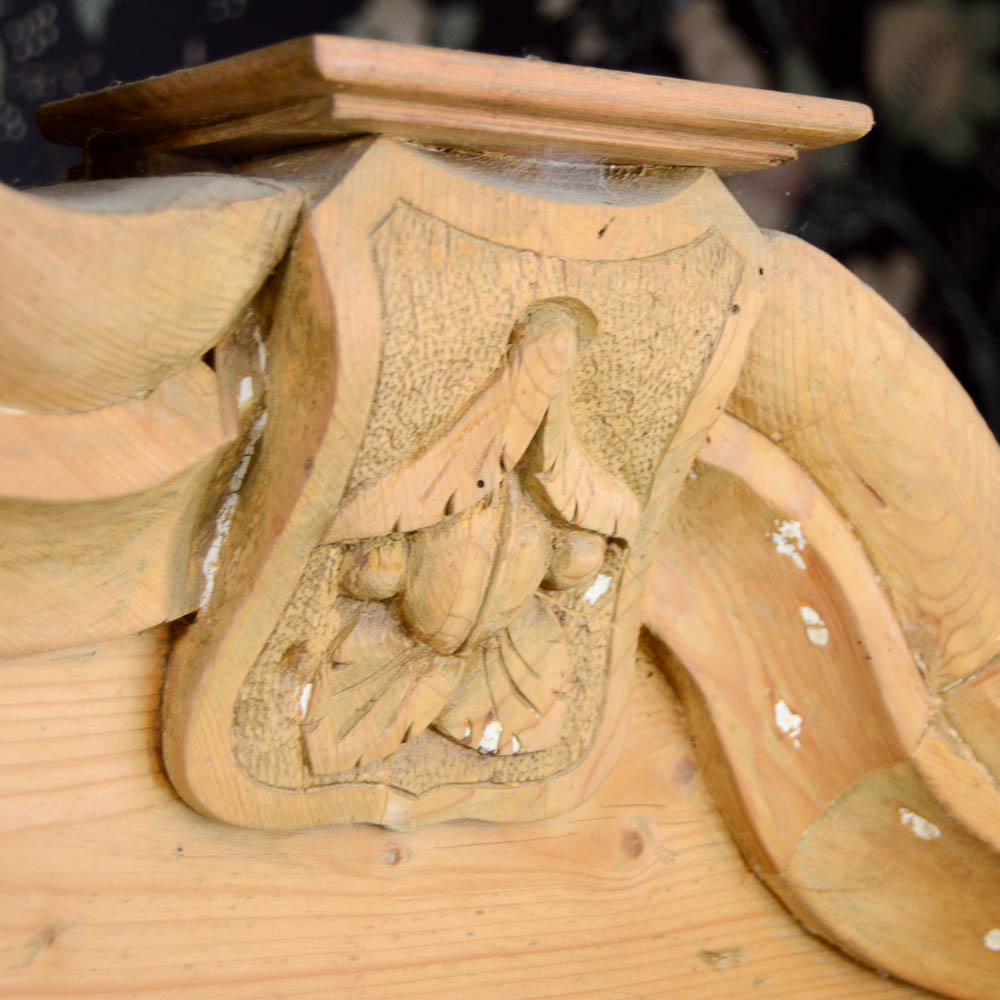 Antique Dutch Pine Cabinet Wet Bar