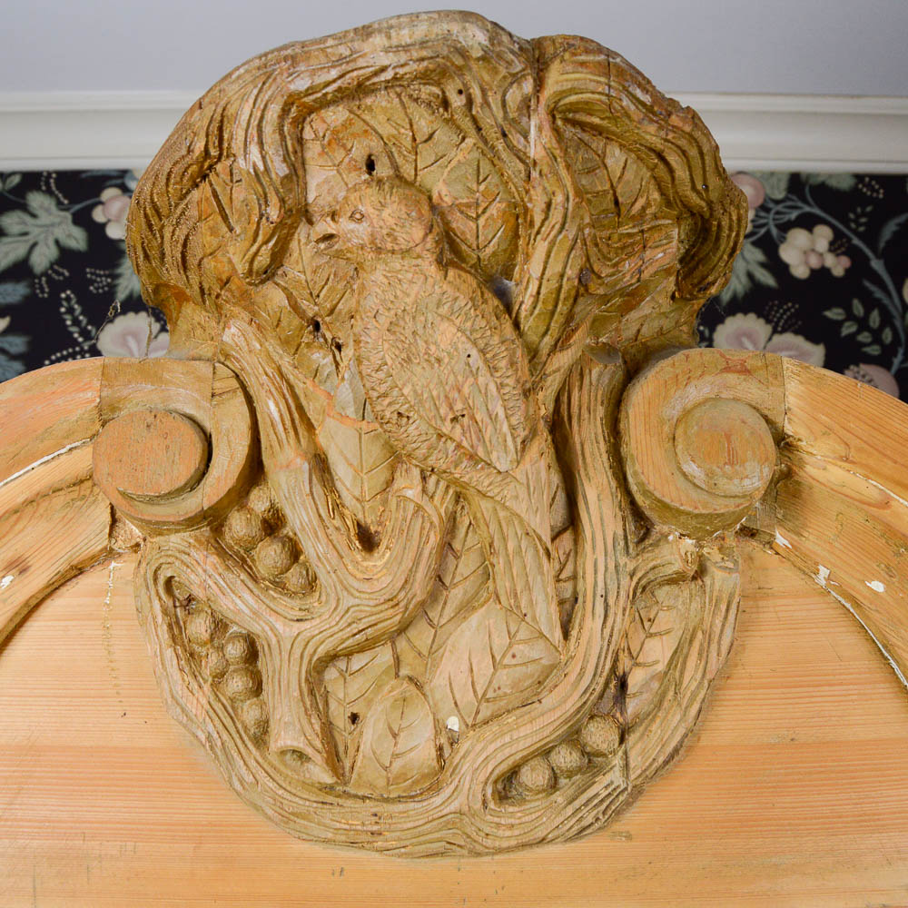 Antique Dutch Pine Cabinet Wet Bar