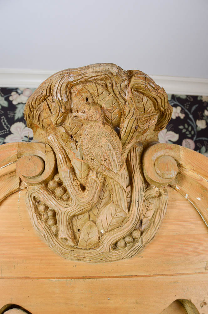 Antique Dutch Pine Cabinet Wet Bar