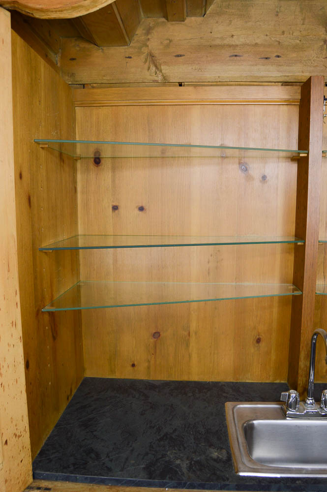 Antique Dutch Pine Cabinet Wet Bar