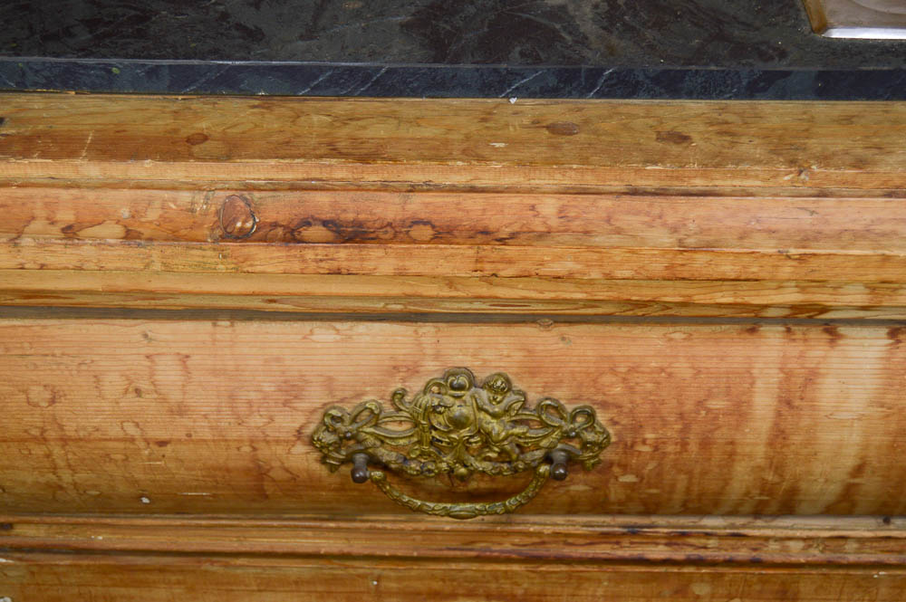 Antique Dutch Pine Cabinet Wet Bar