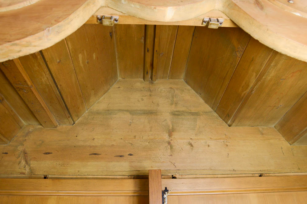 Antique Dutch Pine Cabinet Wet Bar