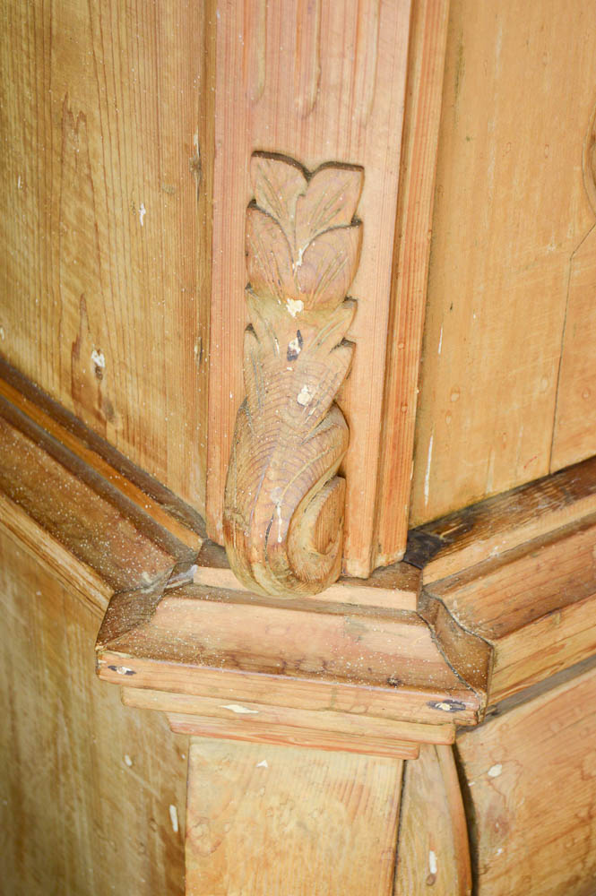 Antique Dutch Pine Cabinet Wet Bar
