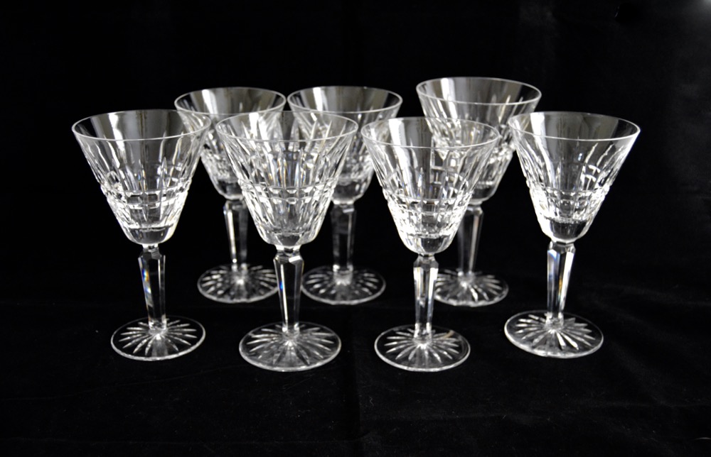 Waterford Crystal "Lismore Diamond Essence" Wine Glasses