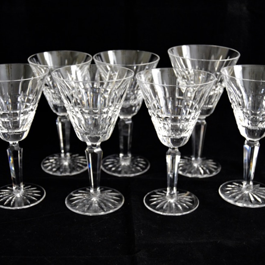 Waterford Crystal "Lismore Diamond Essence" Wine Glasses