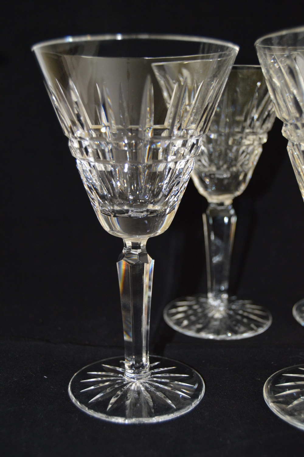 Waterford Crystal "Lismore Diamond Essence" Wine Glasses