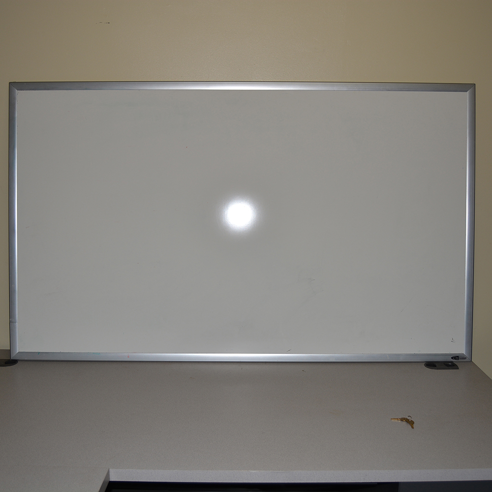 Gray Metal Corner Desk with Accessories