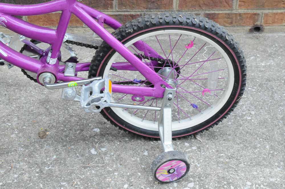 Girls Bicycle Set with Scooter