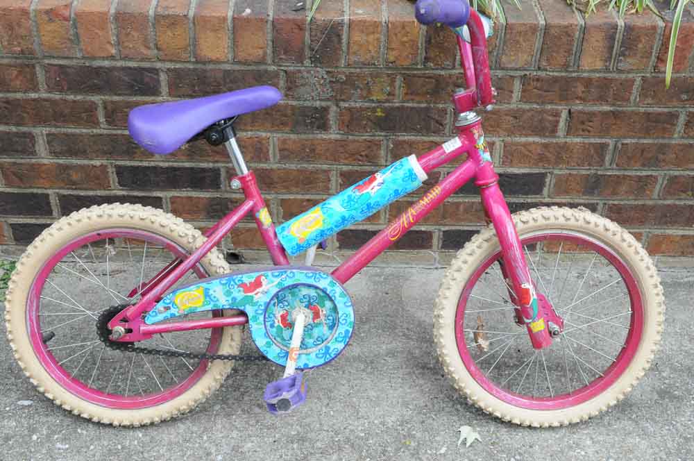 Girls Bicycle Set with Scooter