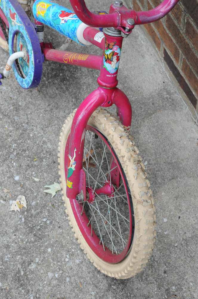 Girls Bicycle Set with Scooter