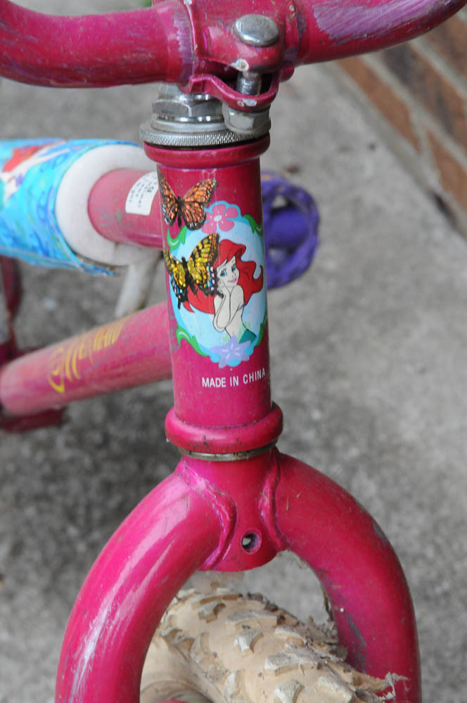 Girls Bicycle Set with Scooter