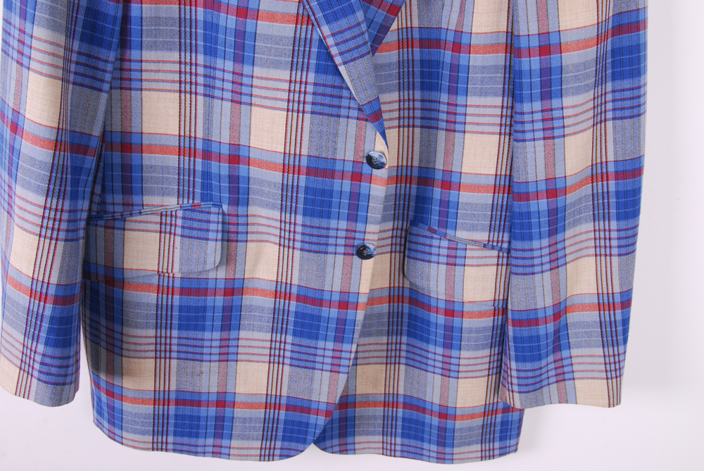 Collection of Men's Vintage Designer Plaid and Tweed Jackets