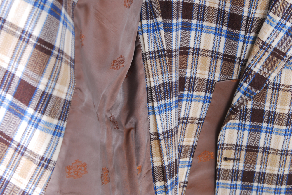 Collection of Men's Vintage Designer Plaid and Tweed Jackets