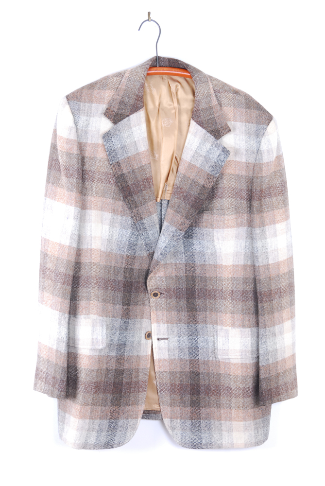 Collection of Men's Vintage Designer Plaid and Tweed Jackets