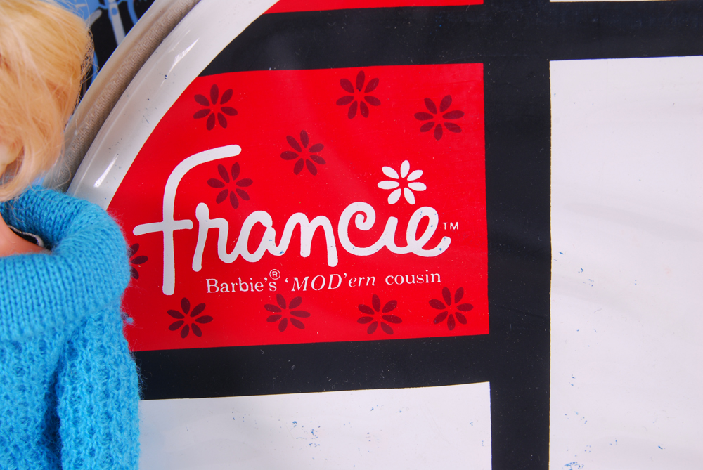 1960's Francie and Casie Dolls with Original Clothing and Cases