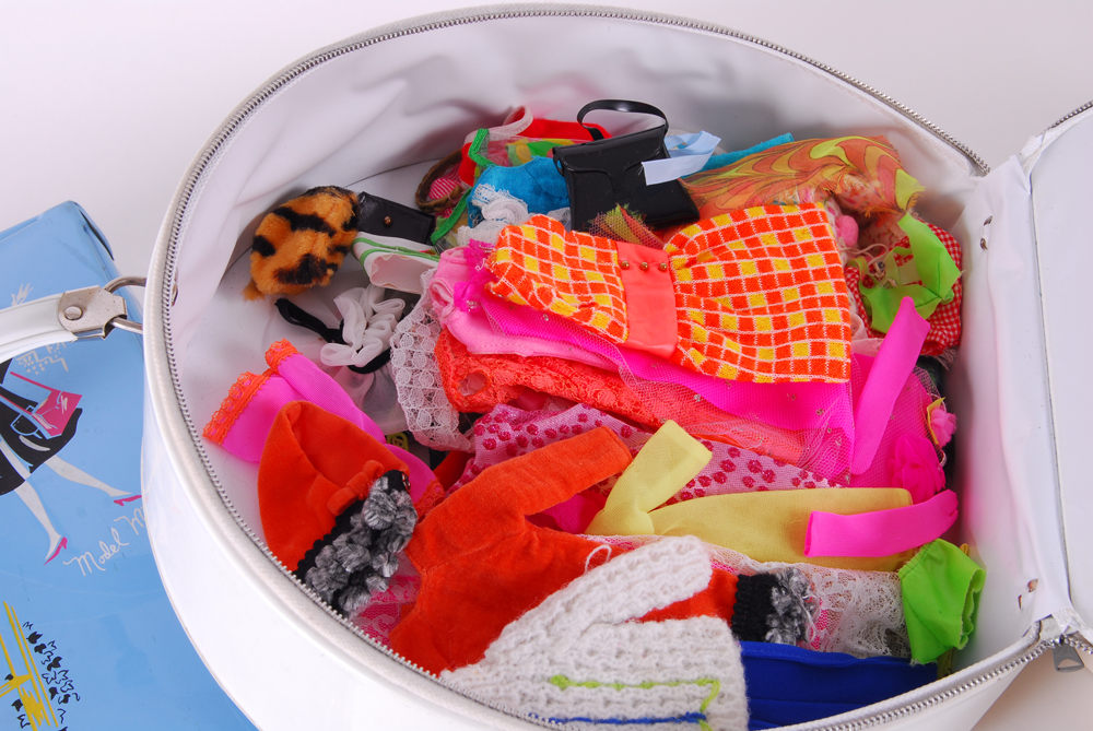 1960's Francie and Casie Dolls with Original Clothing and Cases