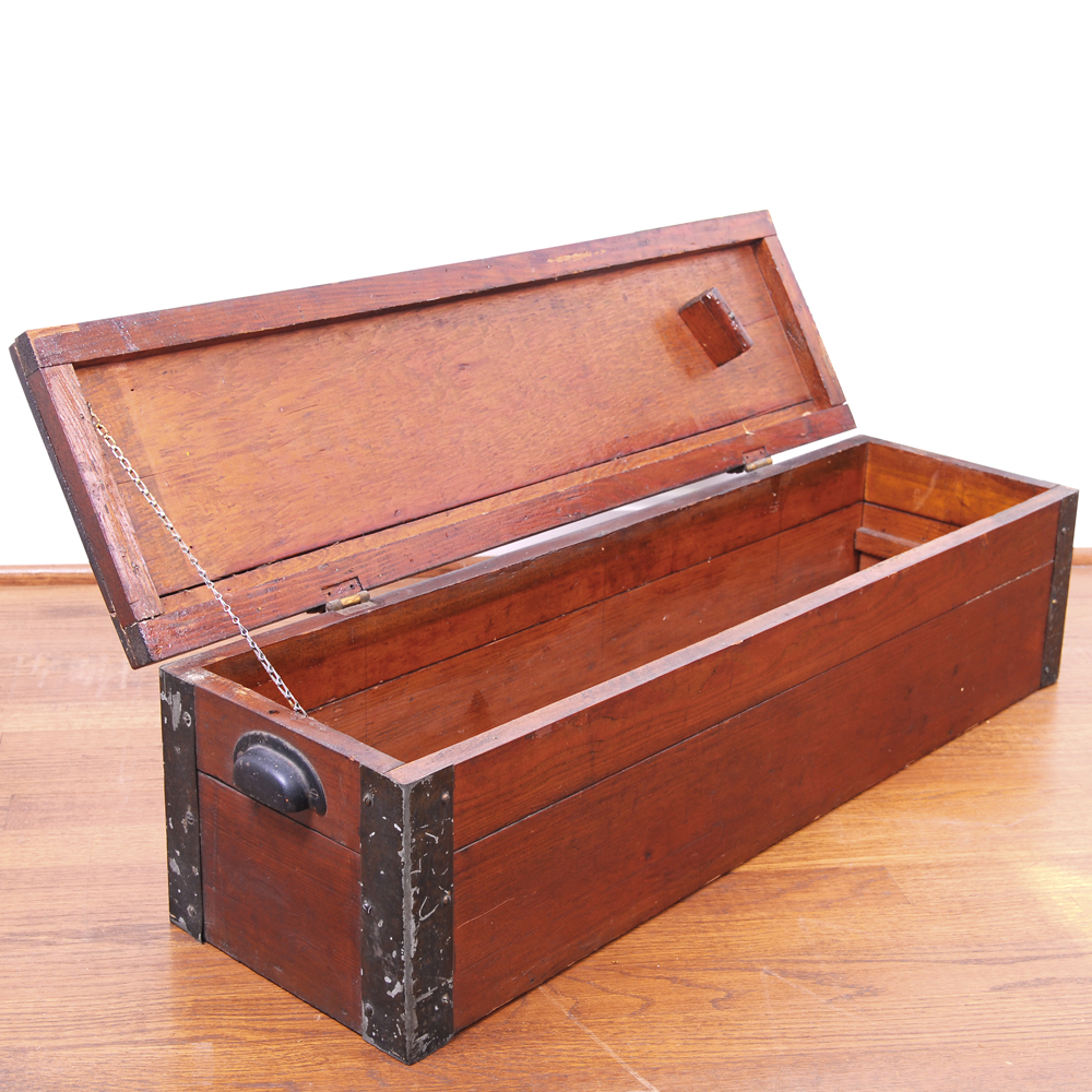 Wood Foot Locker Chest