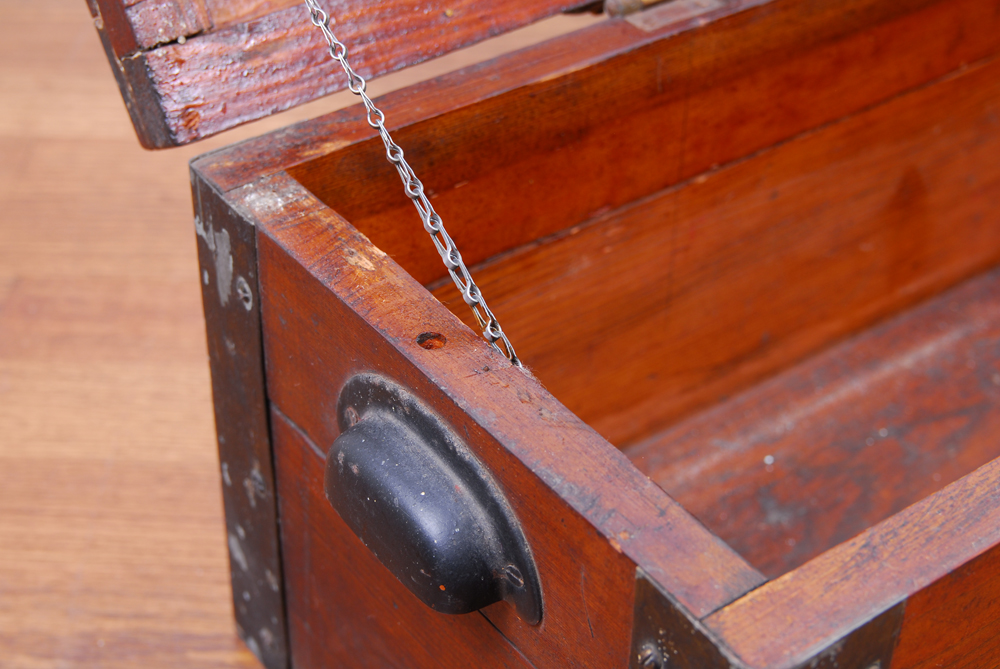 Wood Foot Locker Chest