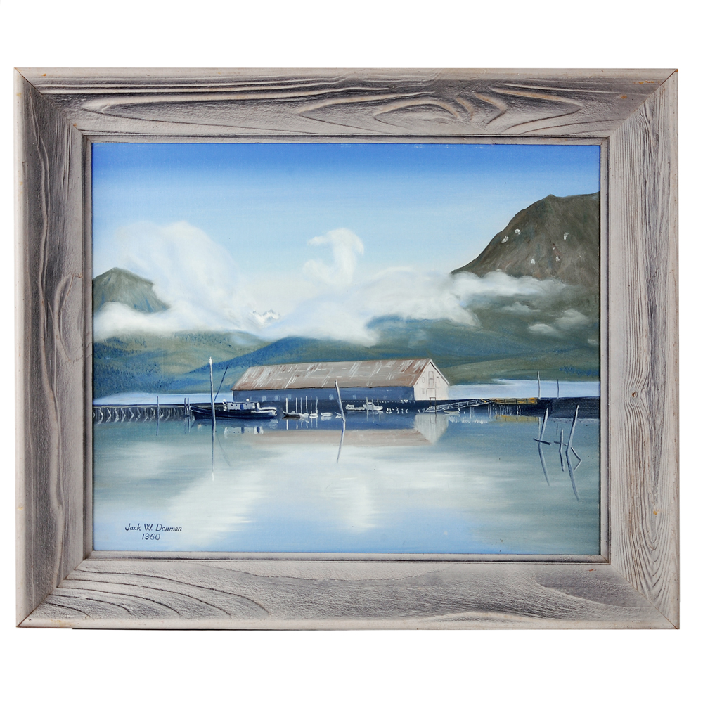 Jack W. Denman Framed Original Oil Painting