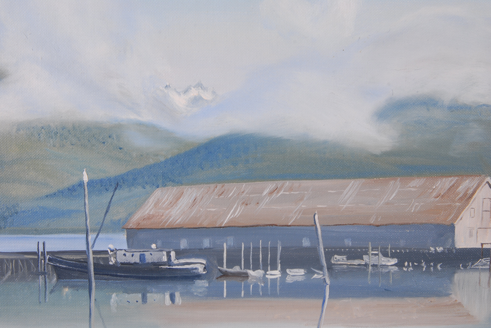 Jack W. Denman Framed Original Oil Painting