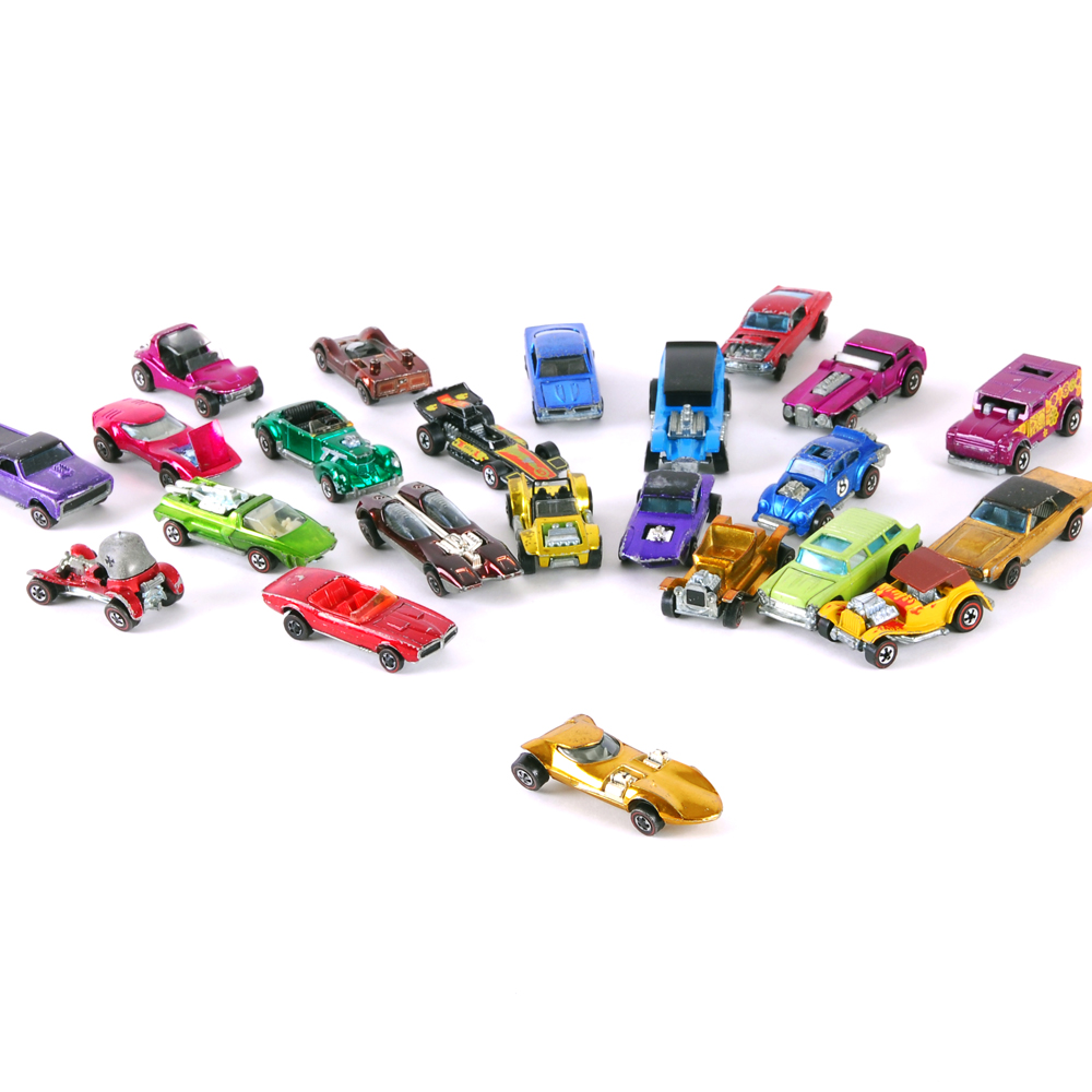 Vintage Mattel Red Line Series Hot Wheels Cars