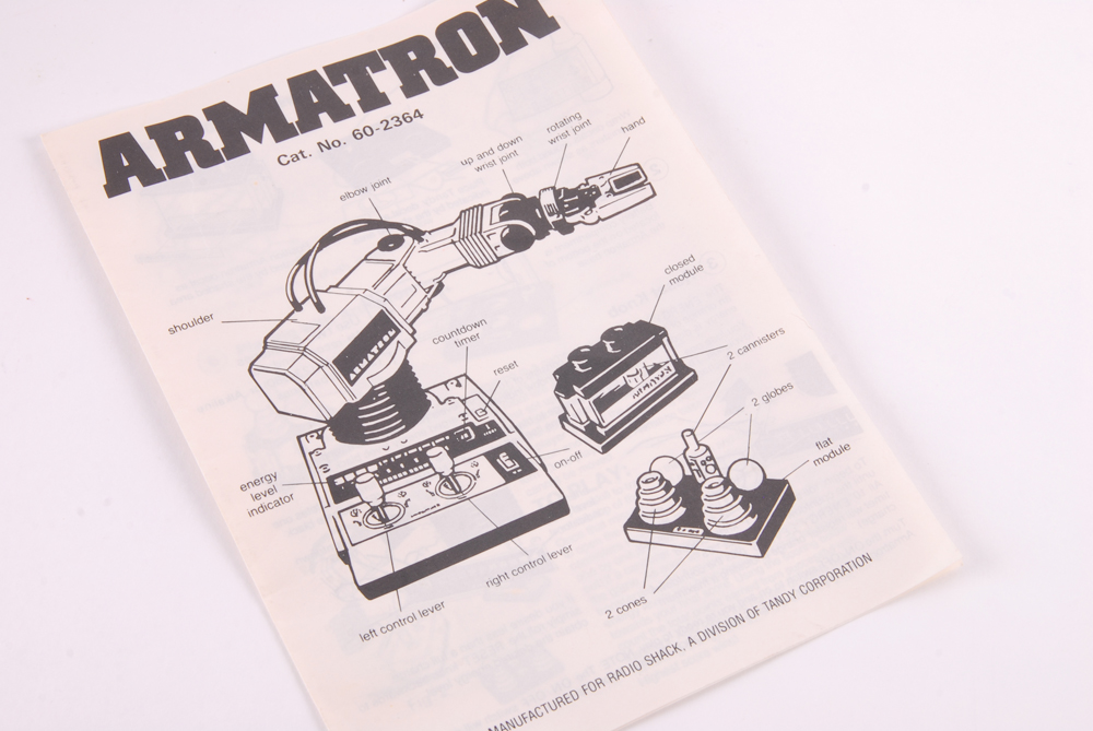 Vintage Radio Shack "Armatron" Robotic Arm Toy