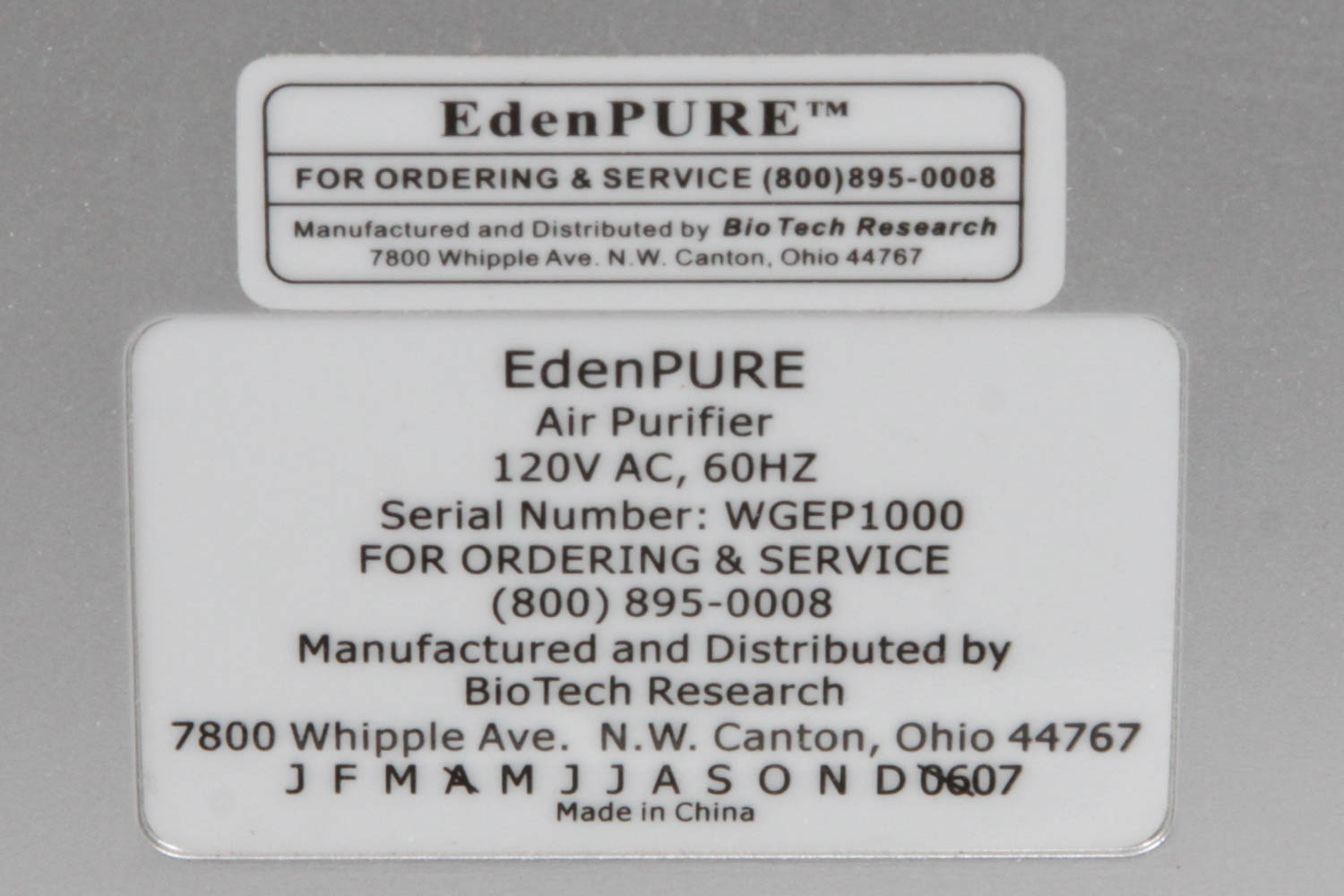 EdenPURE Air Purifier