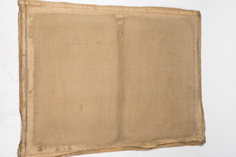 Emily B. Waite Portrait of a Woman in White Dress Unstretched Oil on Canvas