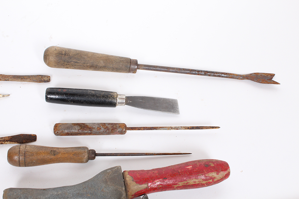 Vintage E-Z Toter Toolbox with Vintage Tools