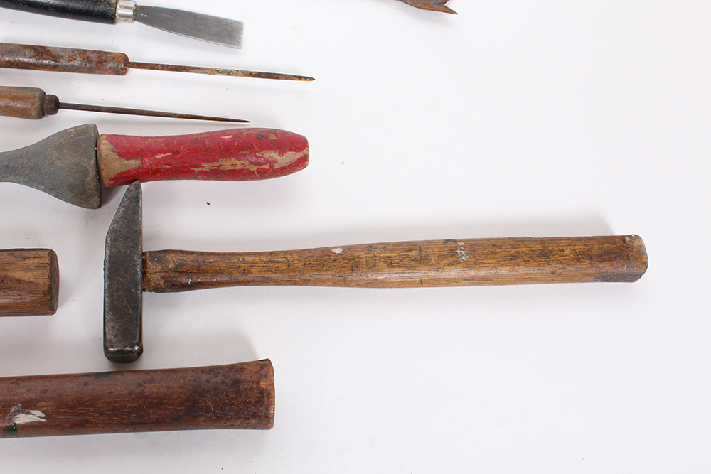 Vintage E-Z Toter Toolbox with Vintage Tools