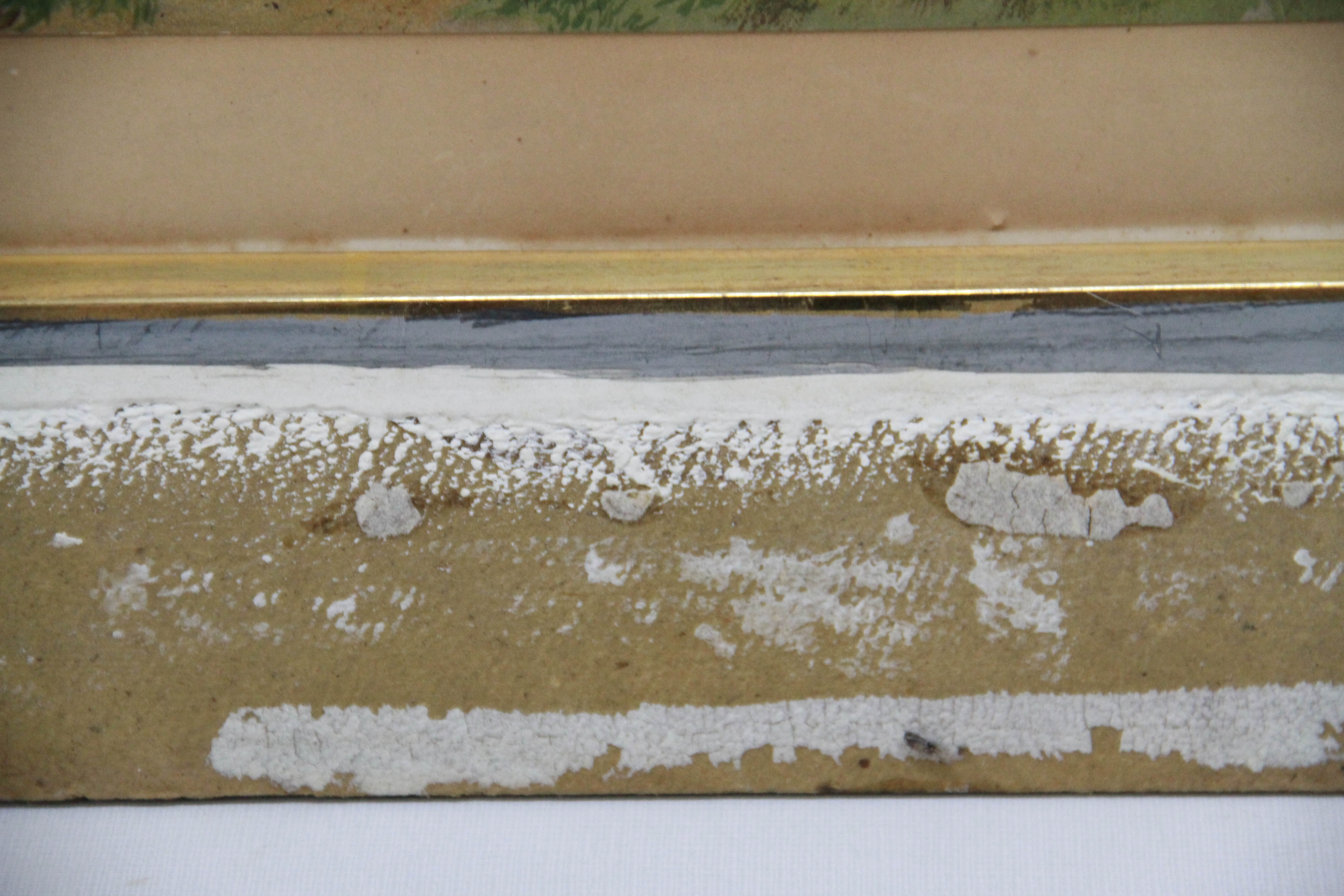 Original 1869 Albert Fitch Bellows Rural Watercolor