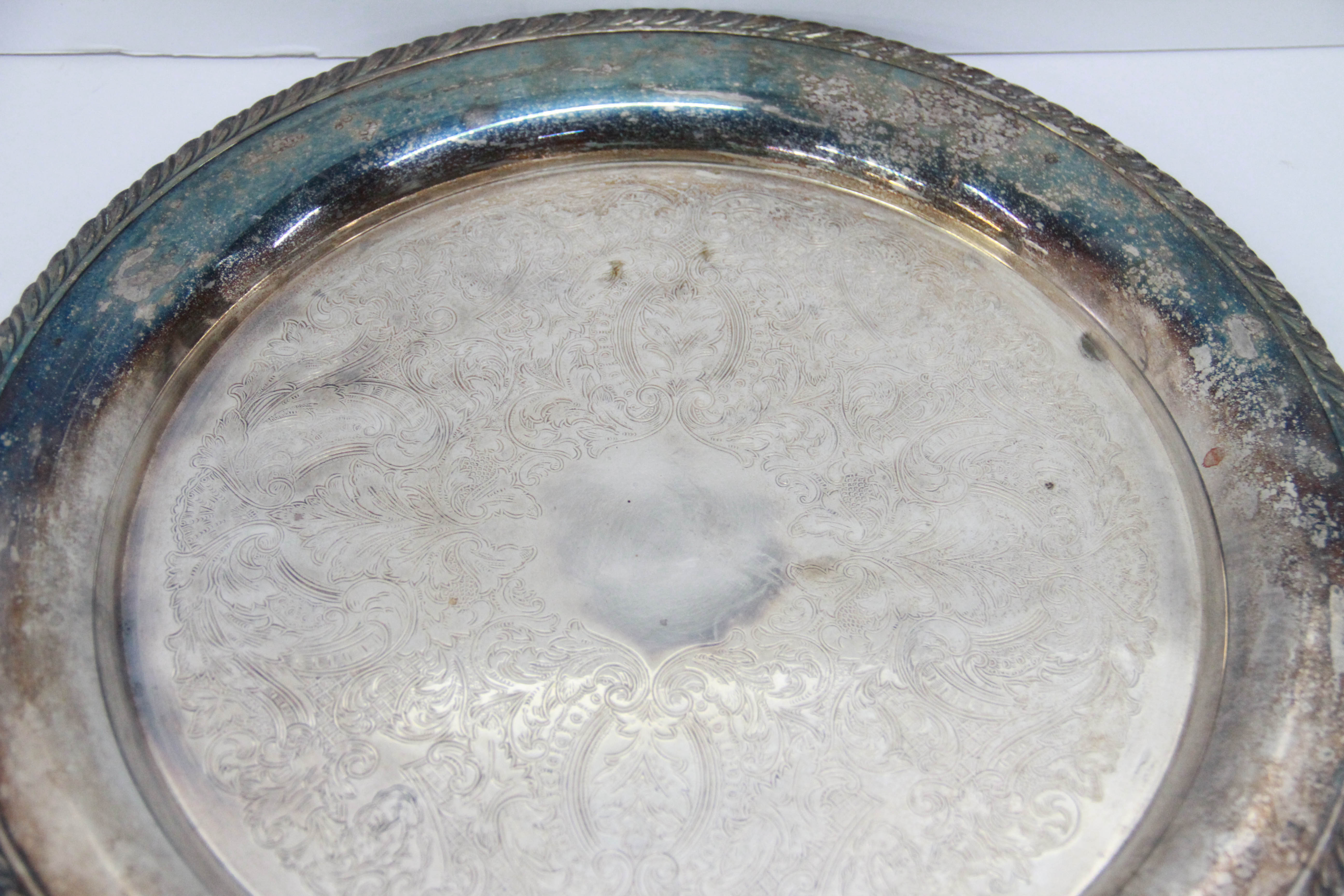 Vintage International Silver Company Silver Plated Trays