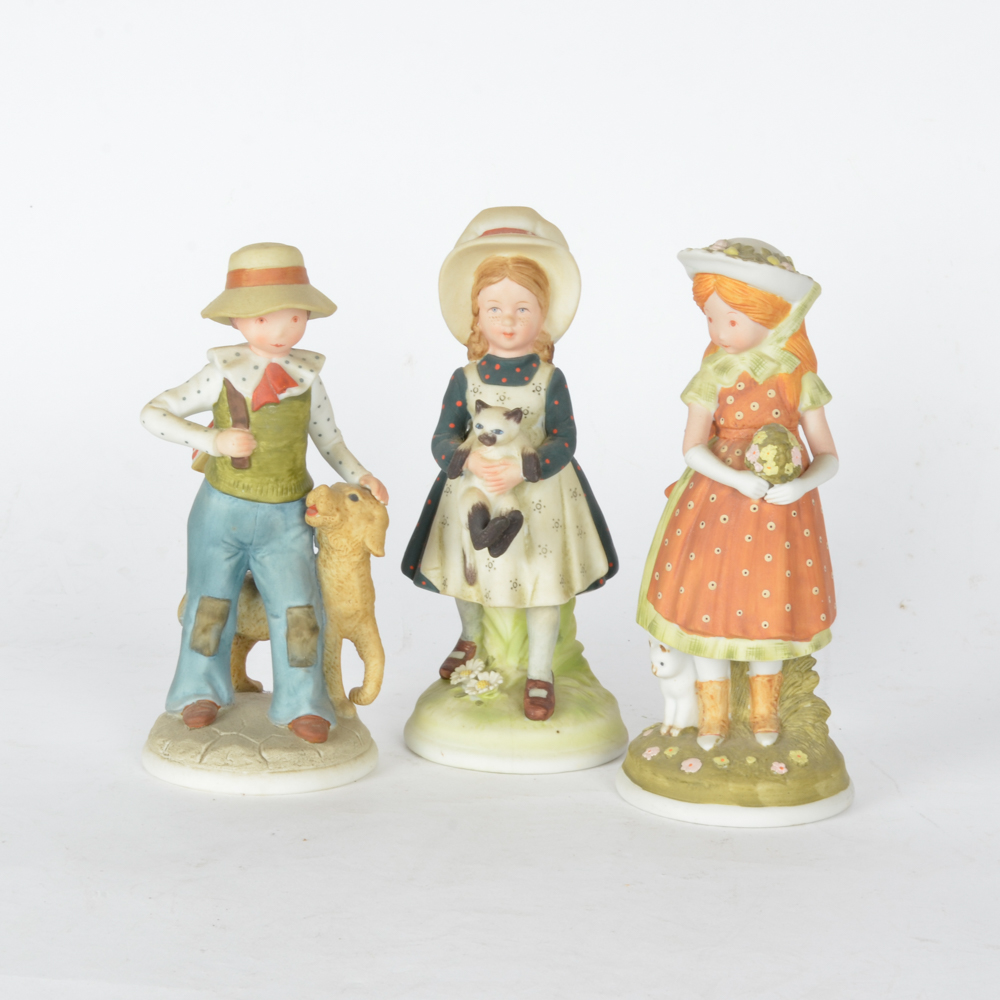 Vintage Holly Hobbie Figurines
