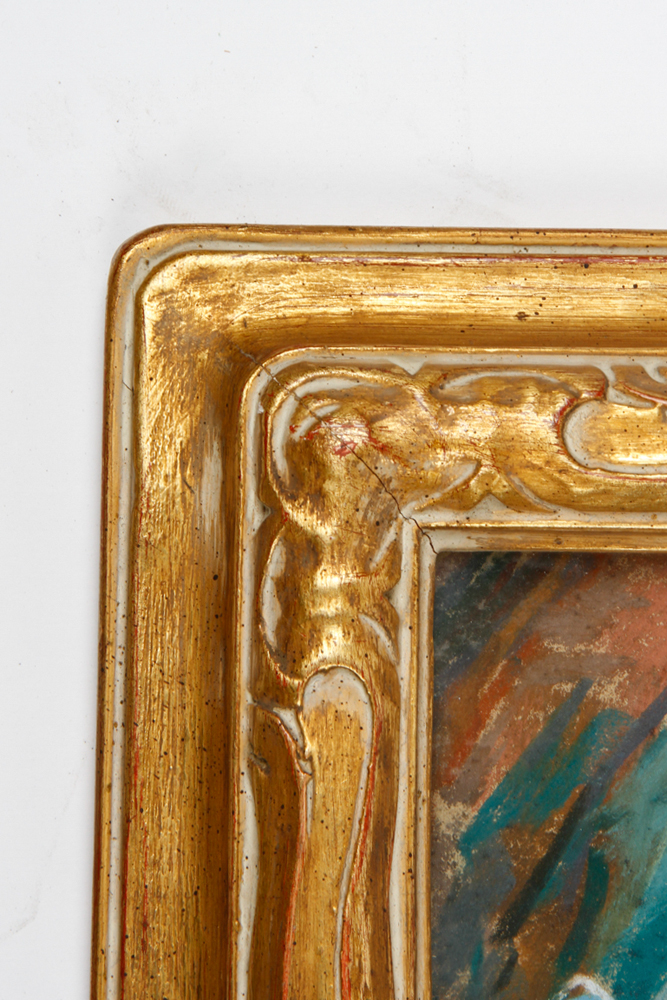 Emily B. Waite Portrait of Children Pastel on Board