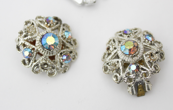 Collection of Silver-Toned Costume Jewelry