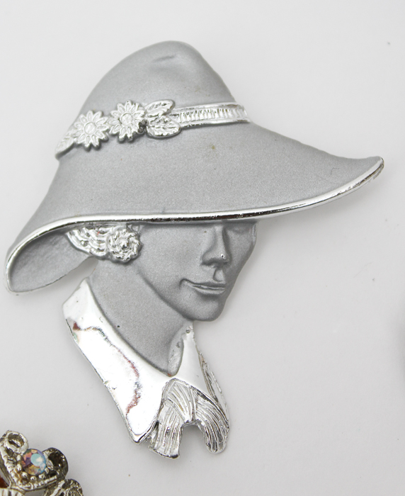 Collection of Silver-Toned Costume Jewelry