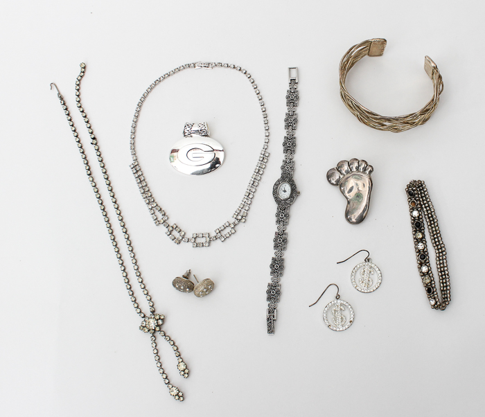 Silver-Toned Costume Jewelry