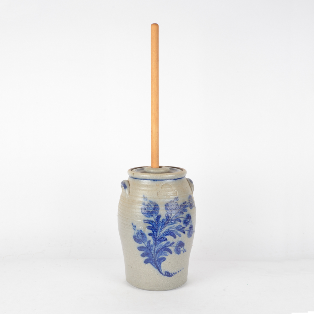 Rowe Pottery Works Butter Churn