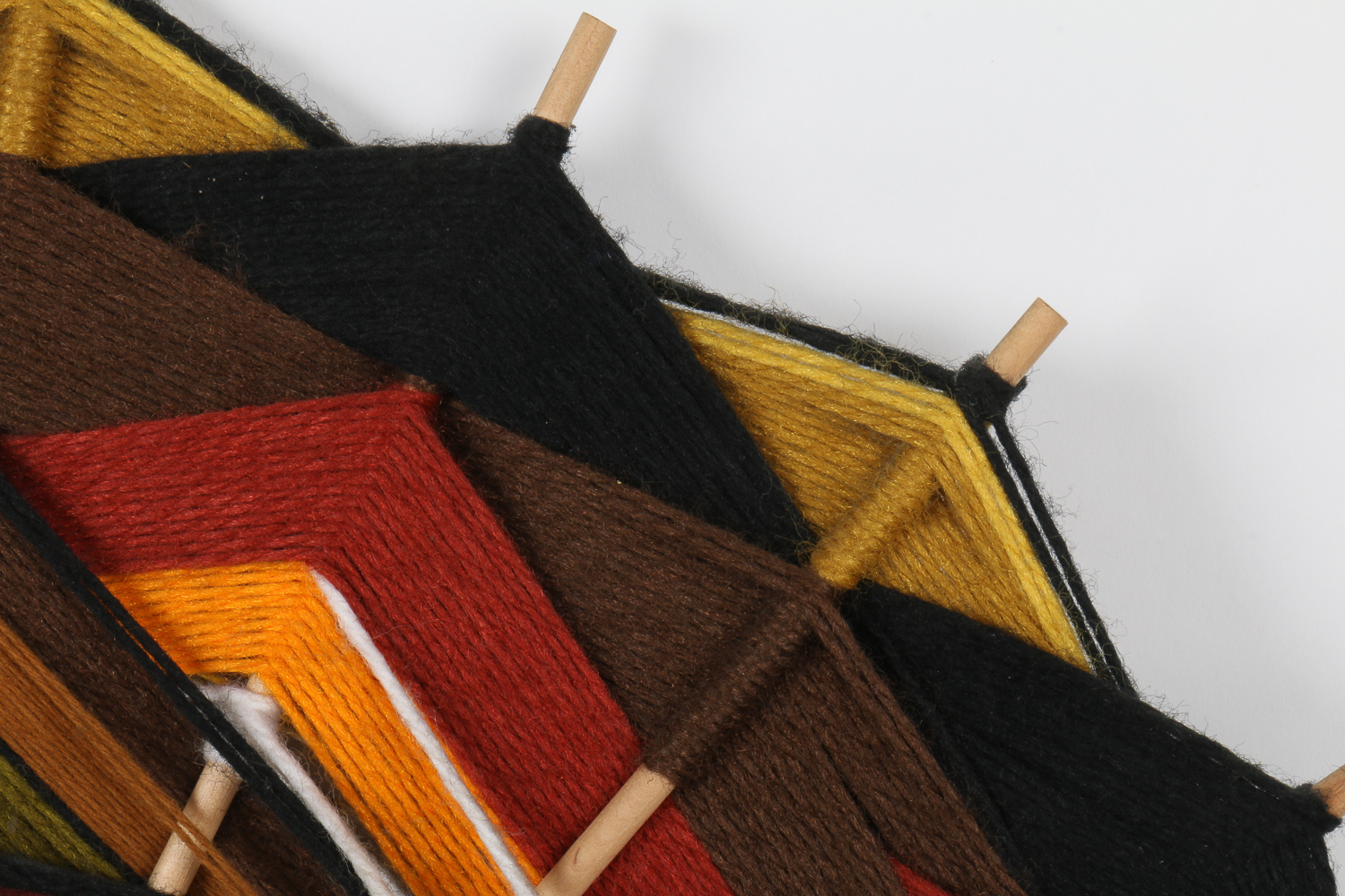 1975 Anselm Davis Jr. Fiber Wall Sculpture "Hopi Oger Kachina"