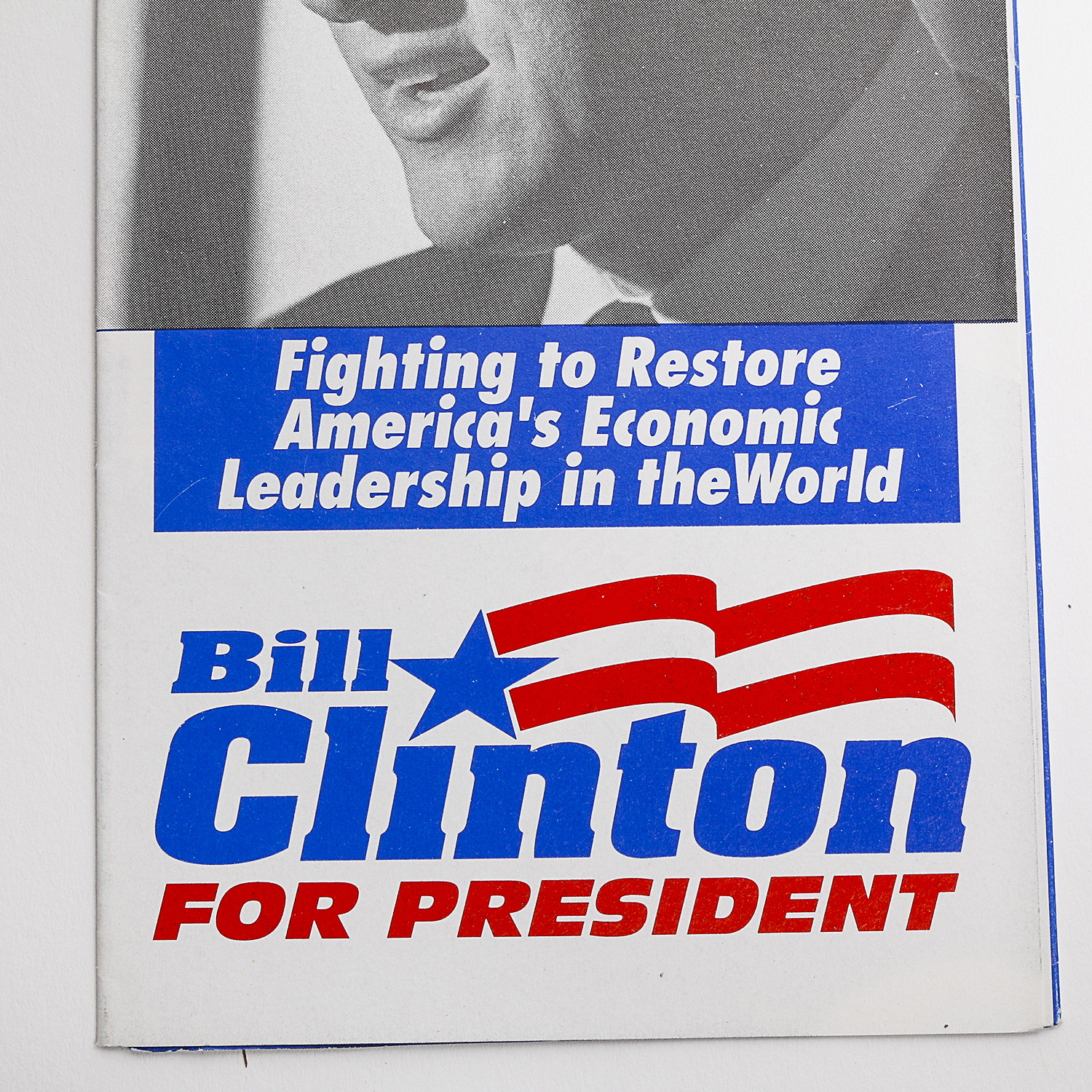 Vintage Bill Clinton Presidential Election Memorabilia