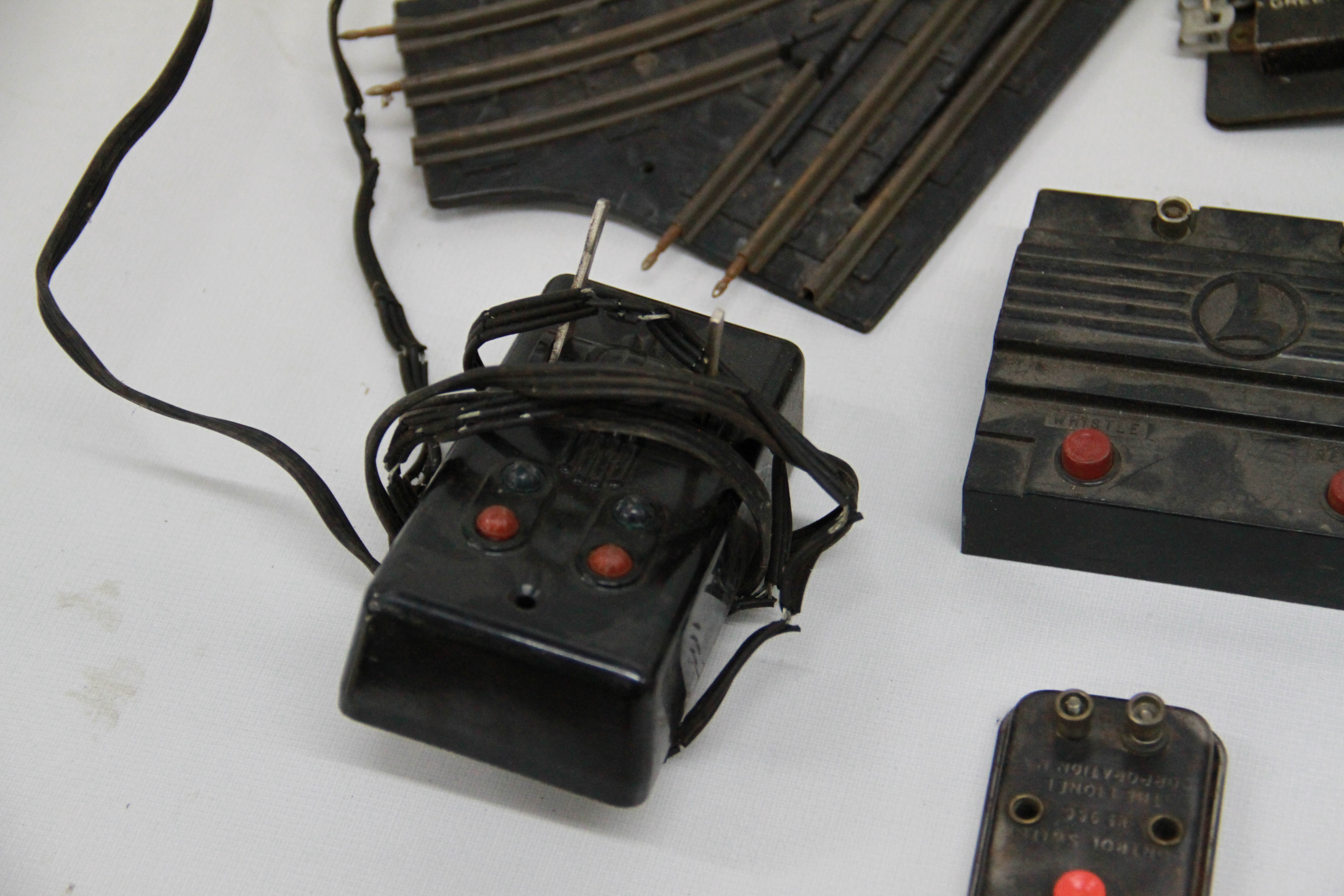 Assortment of Vintage Lionel Train Switches and Parts