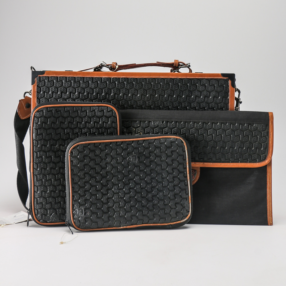 Tonino Lamborghini Men's Briefcase with Accessories