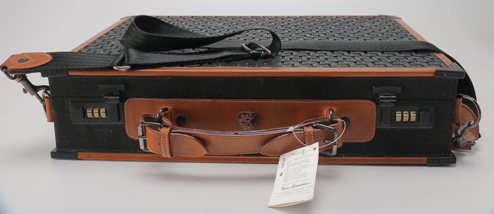 Tonino Lamborghini Men's Briefcase with Accessories
