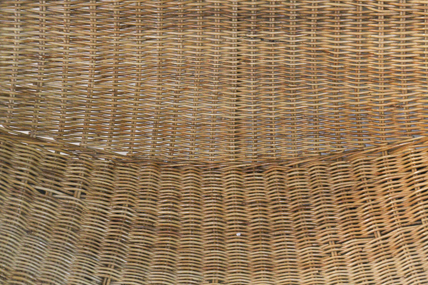 Vintage Rattan Saucer Chair