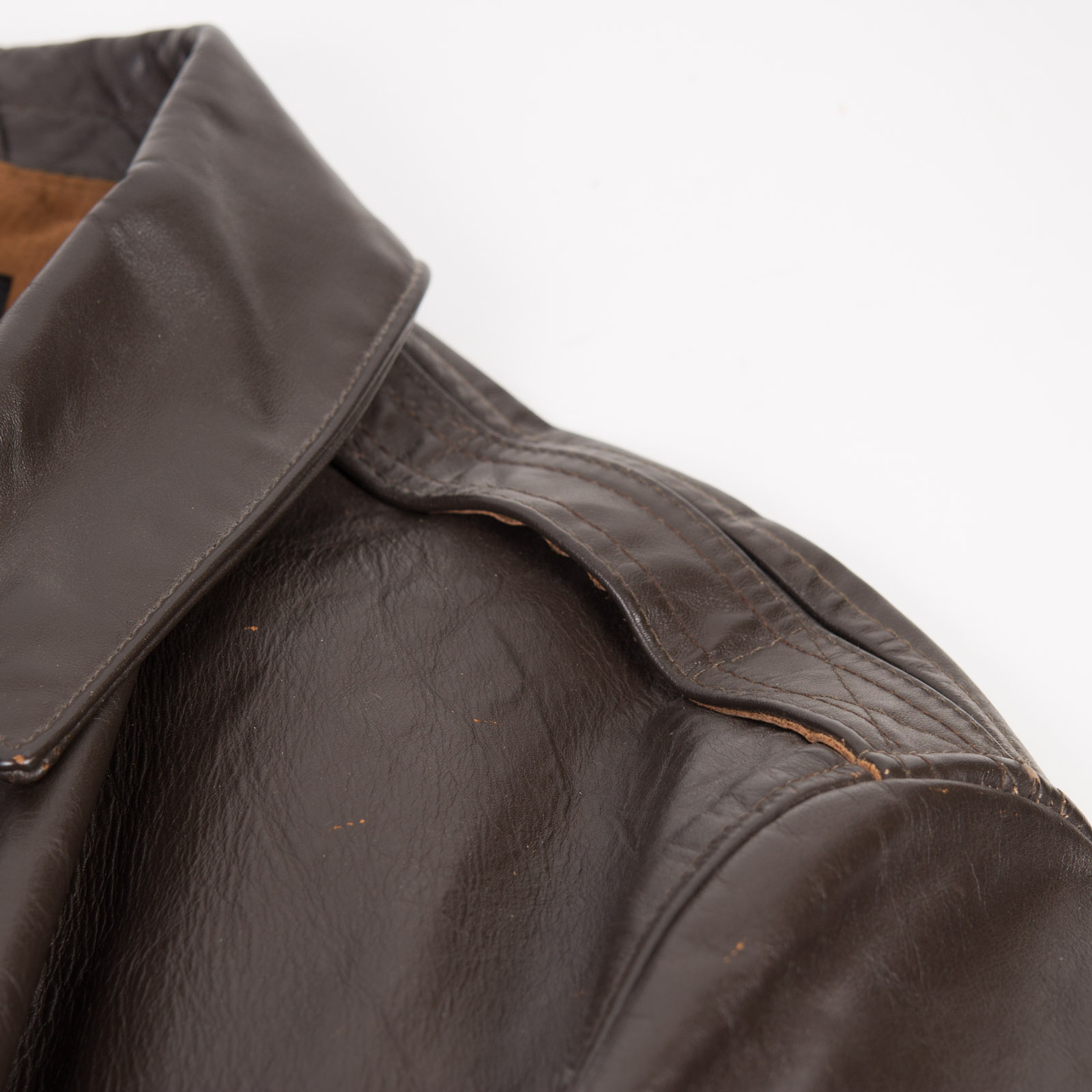 Avirex Limited Type A-2 Size Large Lambskin Leather Flight Jacket