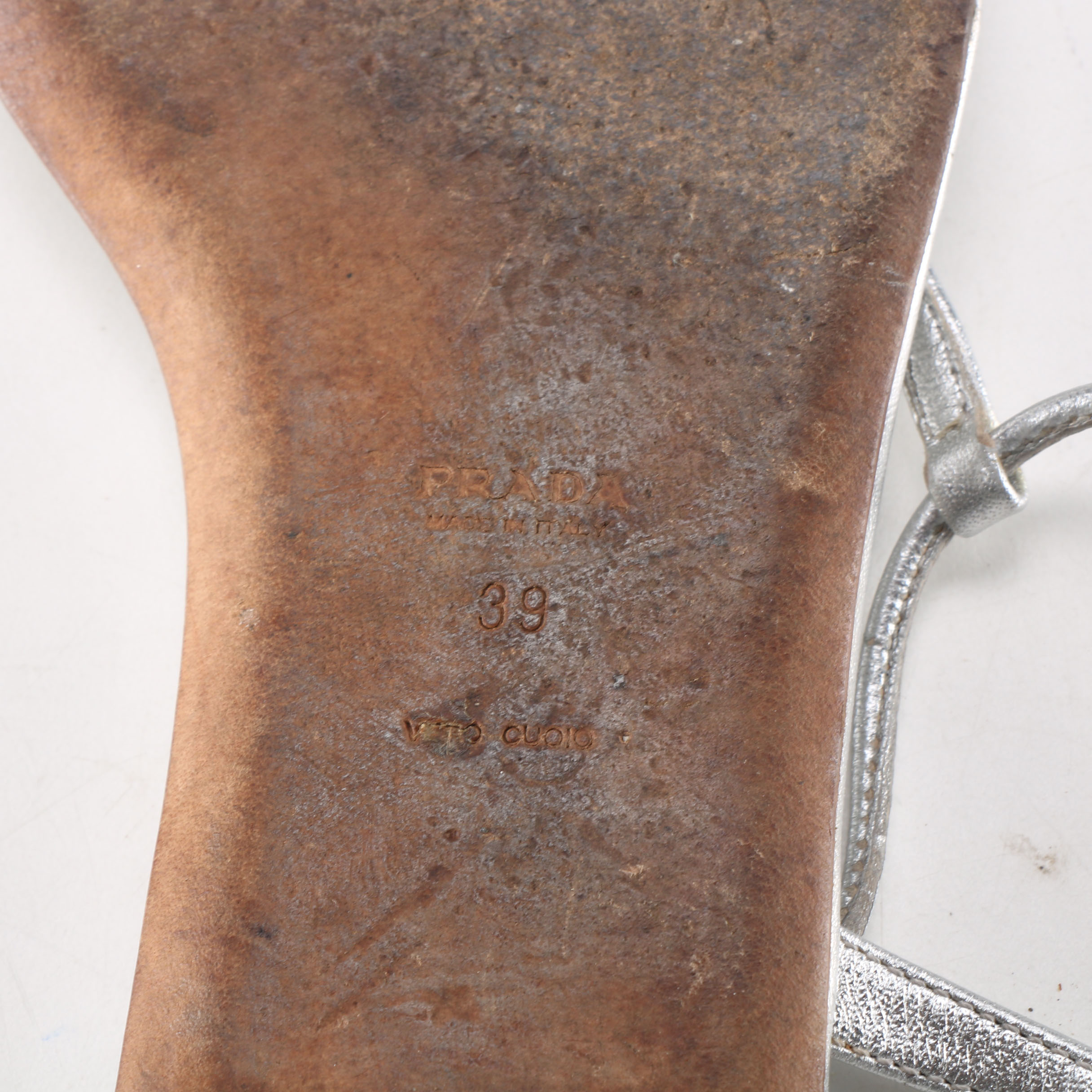 Gucci and Prada Sandals