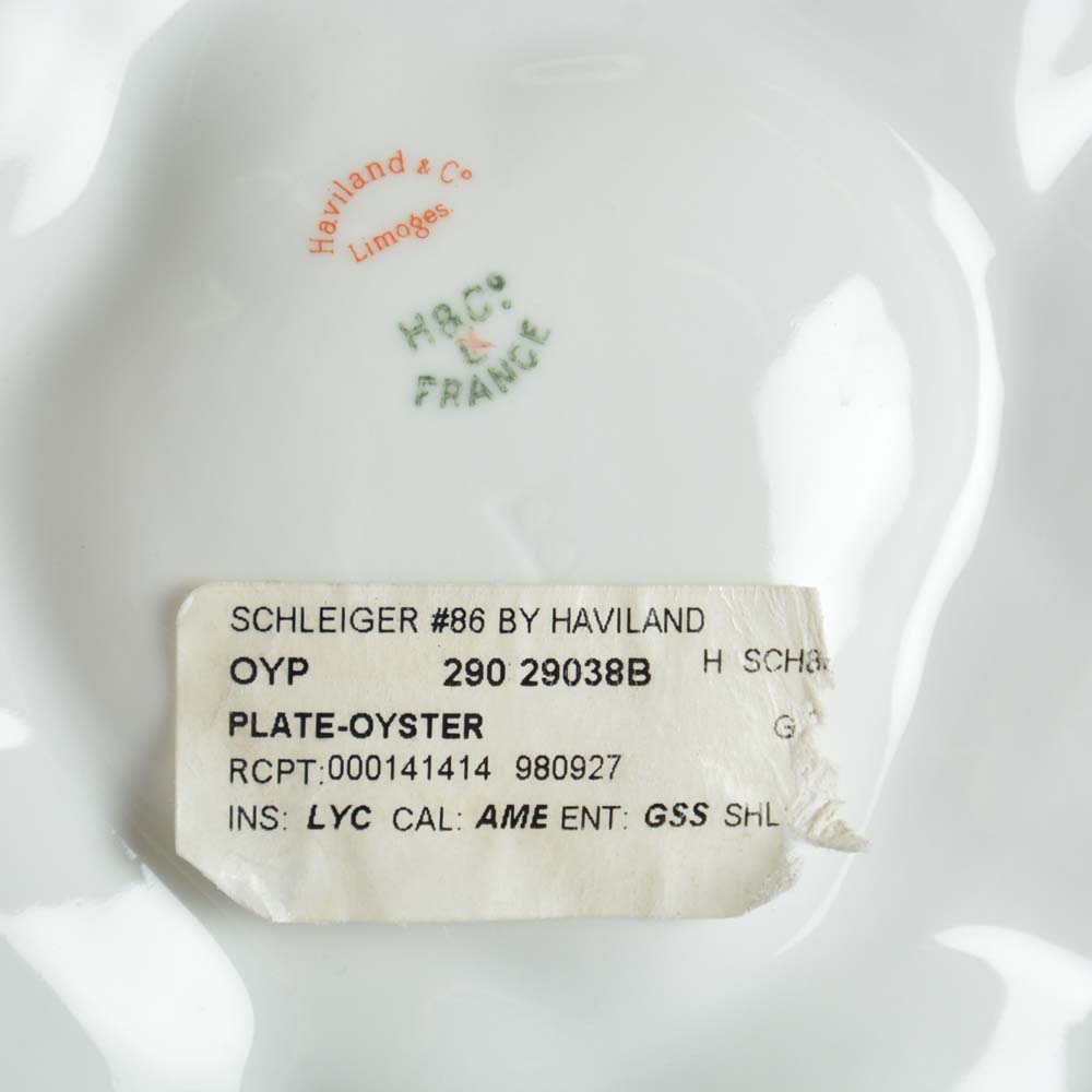 Haviland & Co Oyster Plate